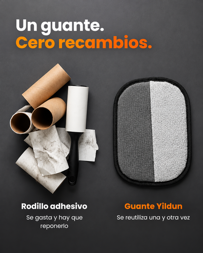 Guante Quitapelos Reutilizable para Mascotas